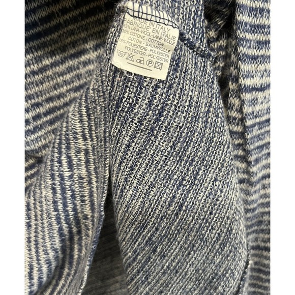 Brandy Melville Blue Stripe Wool Blend Long Sleeve Sweater Womens One Size - Picture 6 of 8